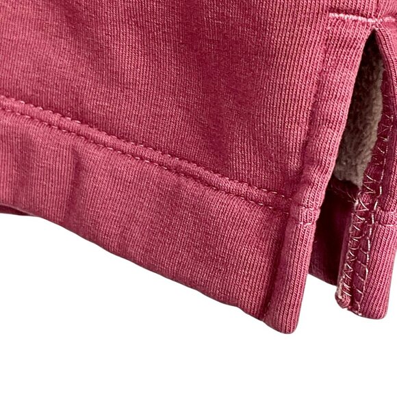 NWT Old Navy Fleece-Lined Hoodie Sweatshirt Rose Boxy Cropped Pullover Womens L - Picture 9 of 16